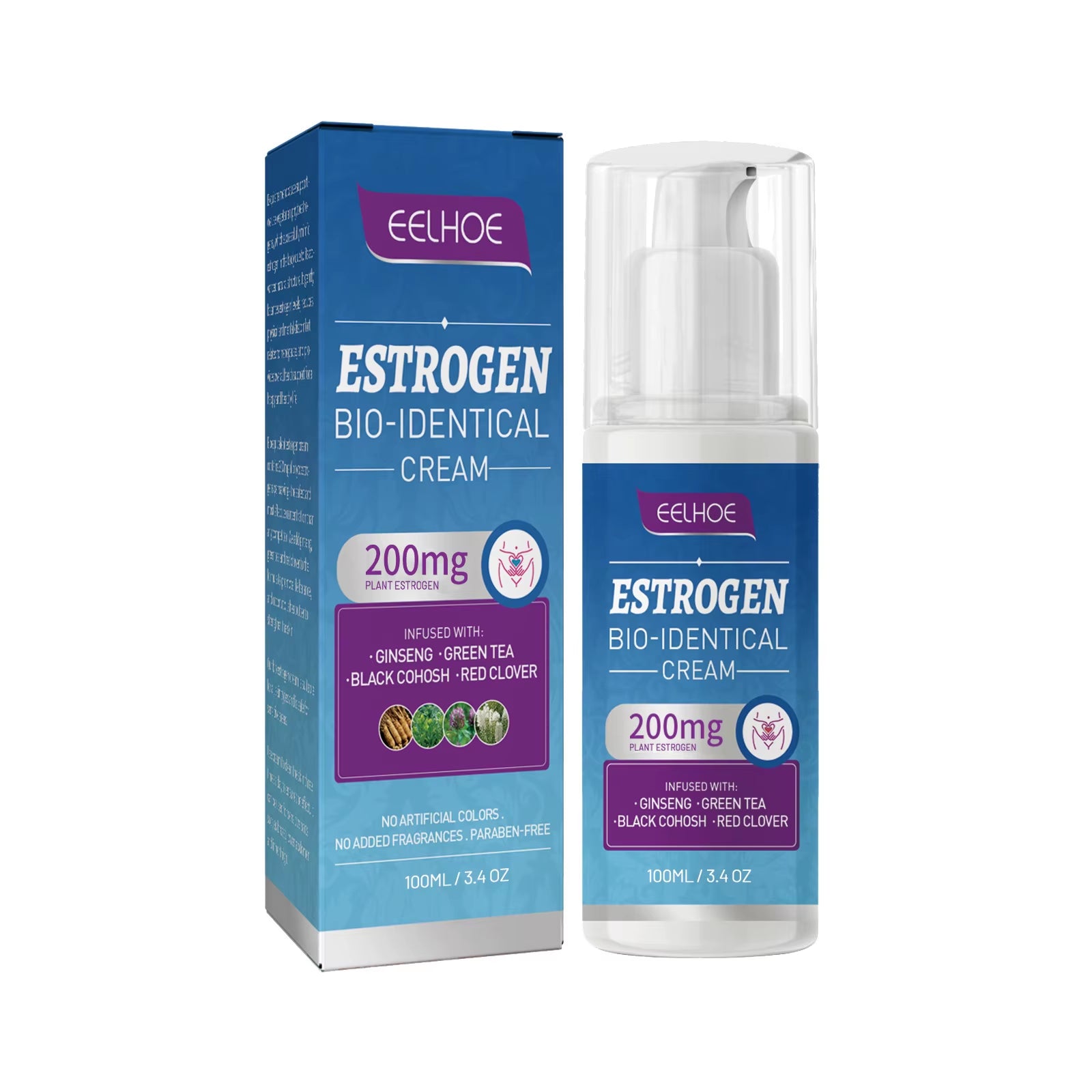 100Ml Estrogen Relief Cream for Women Menopause Soothing Balm Menstrual Cycle & Body Balance Support Helps Reduce Hot Flashes